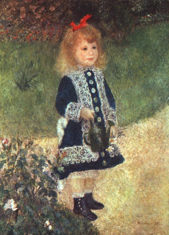 Pierre Renoir Girl and Watering Can china oil painting image